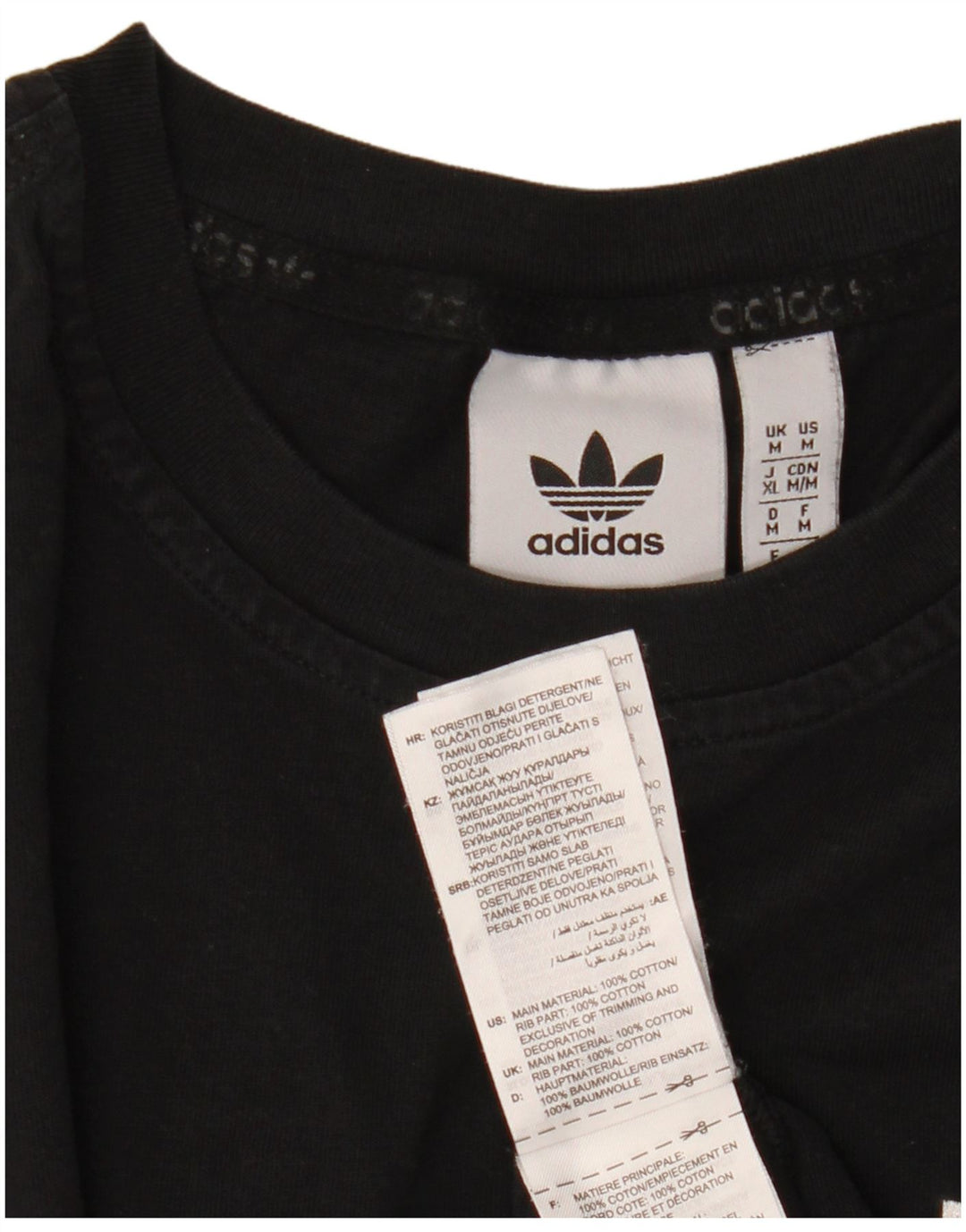 Мужская футболка Adidas Top Medium Black Cotton
