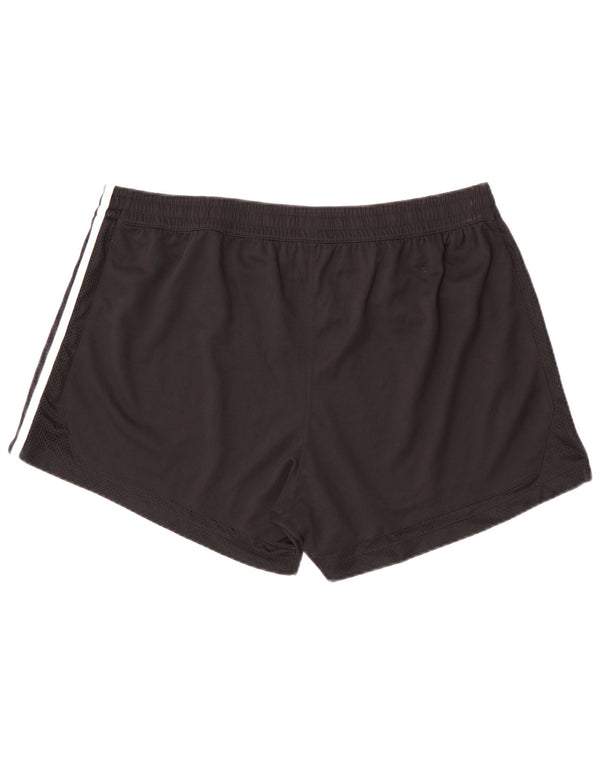Женские спортивные шорты Adidas UK 24/26 2XL, черный полиэстер