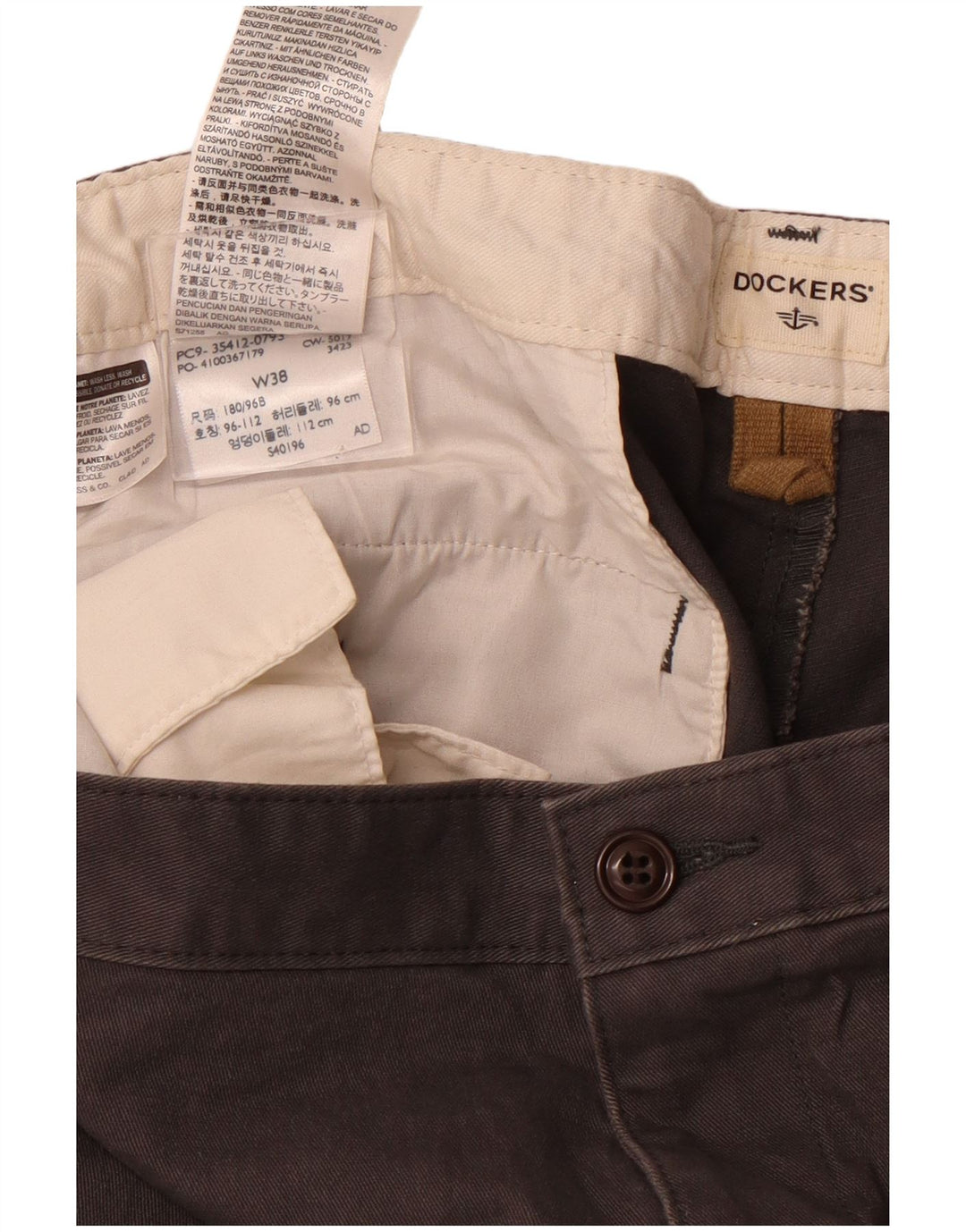 Мужские шорты карго DOCKERS W38 XL, серые, хлопок