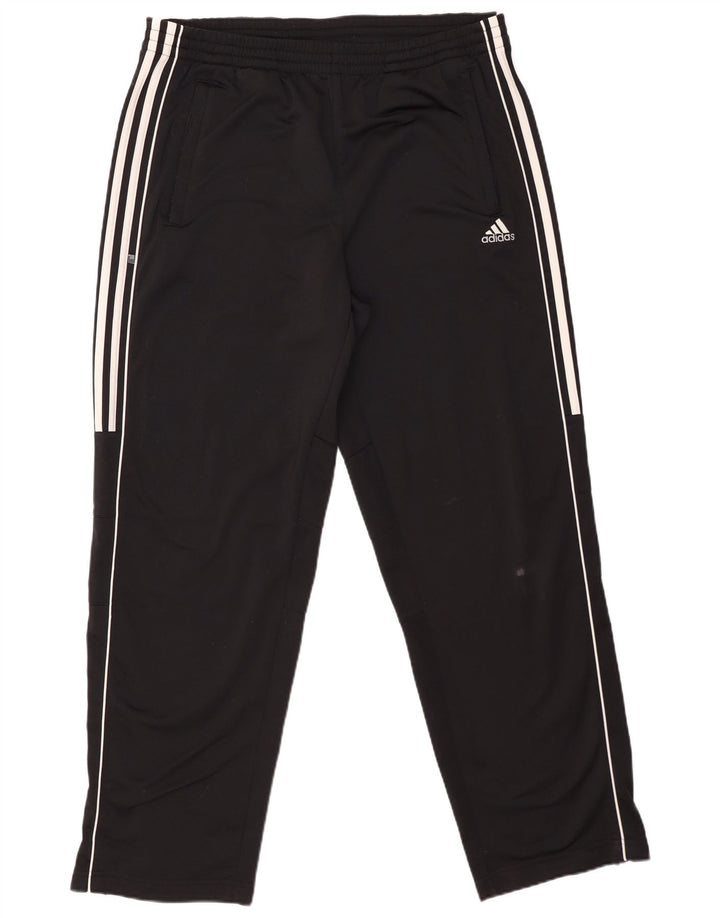 Мужские спортивные брюки Adidas, большие черные из полиэстера