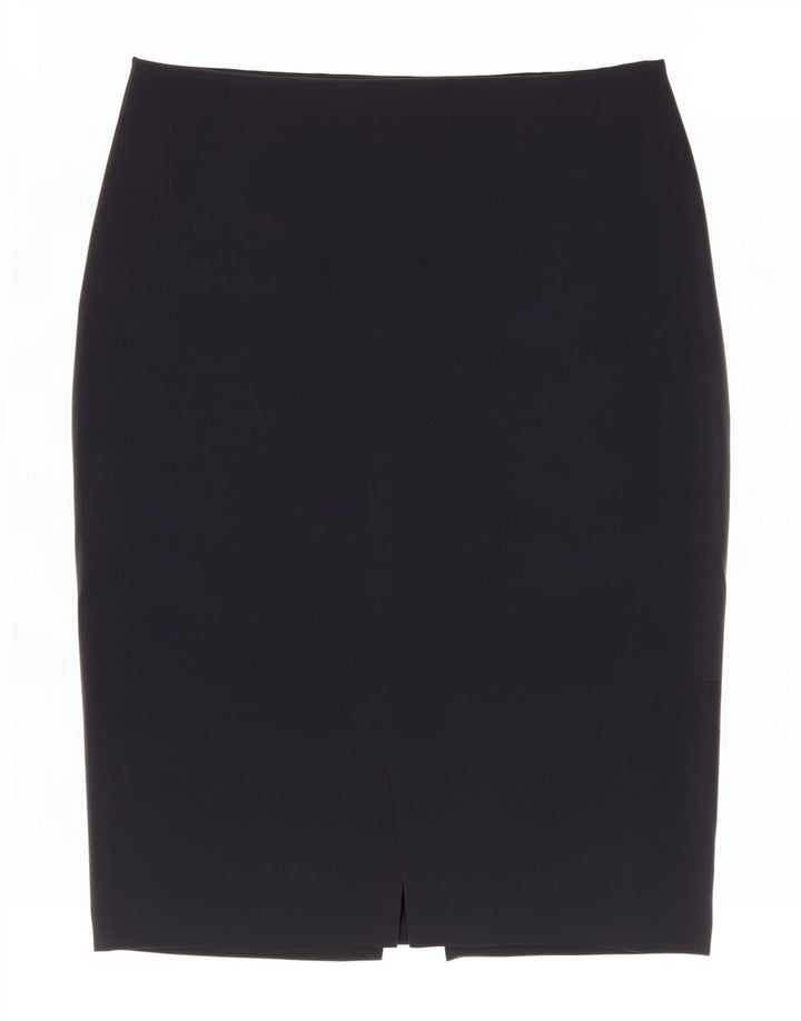 Женская юбка-карандаш Benetton IT 44 Medium W30 Темно-синий полиэстер