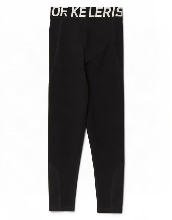 Женские леггинсы-капри с рисунком Nike Dri Fit UK 4 XS, черный полиэстер