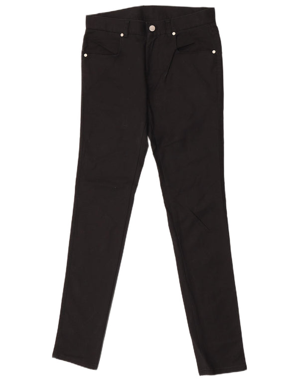 Calvin Klein Womens Skinny Casual Trousers W28 L33 Black Cotton