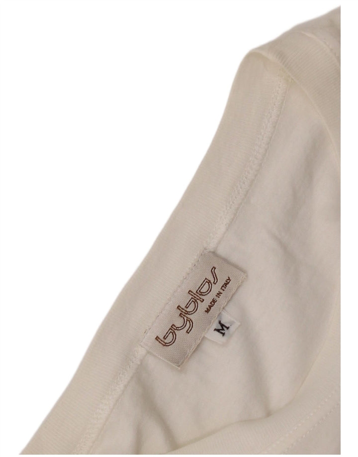 Женская футболка с рисунком Byblos Top UK 14, средний белый