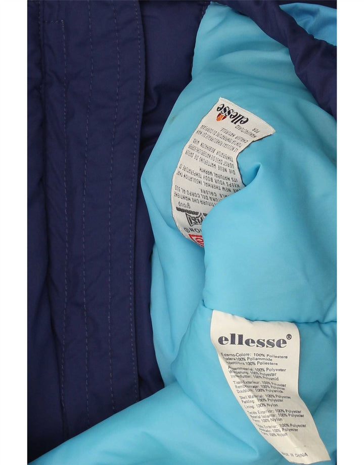 Женская лыжная куртка Ellesse Oversized US 8, средний темно-синий, цветной блок