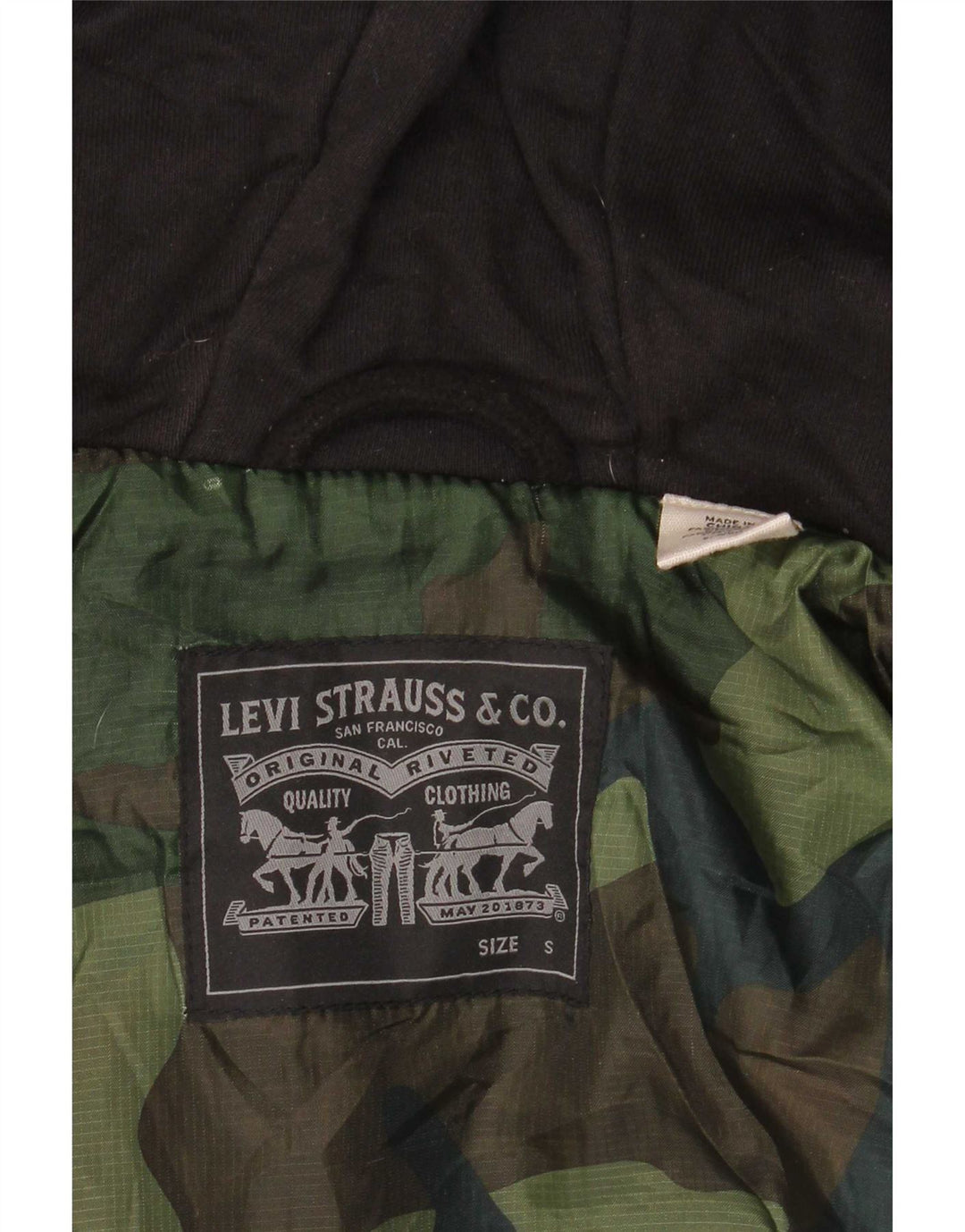 Мужская фланелевая рубашка Lumberjack с капюшоном Levi's, маленькая красная клетка