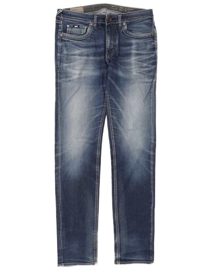 Мужские джинсы Gas Albert Slim W32 L34, синий хлопок