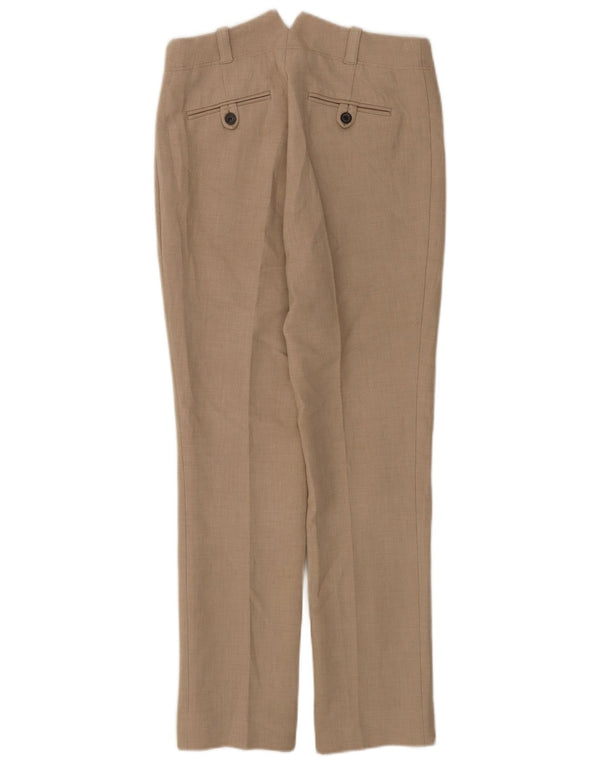 Женские прямые костюмные брюки Zara EU 38, маленькие W28 L29, серый полиэстер