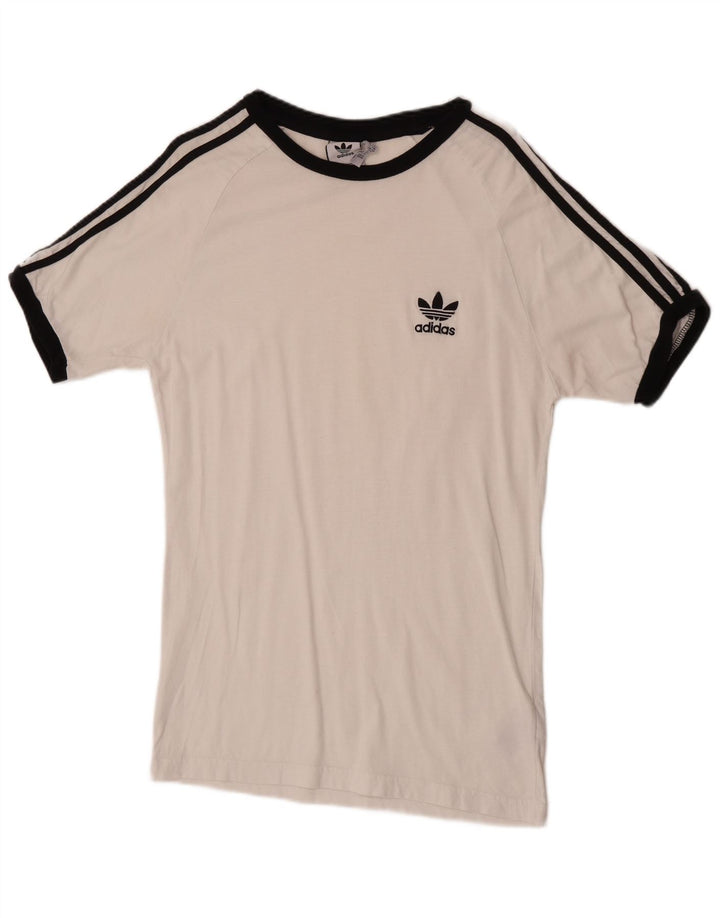 Мужская футболка Adidas Top большого размера из белого хлопка