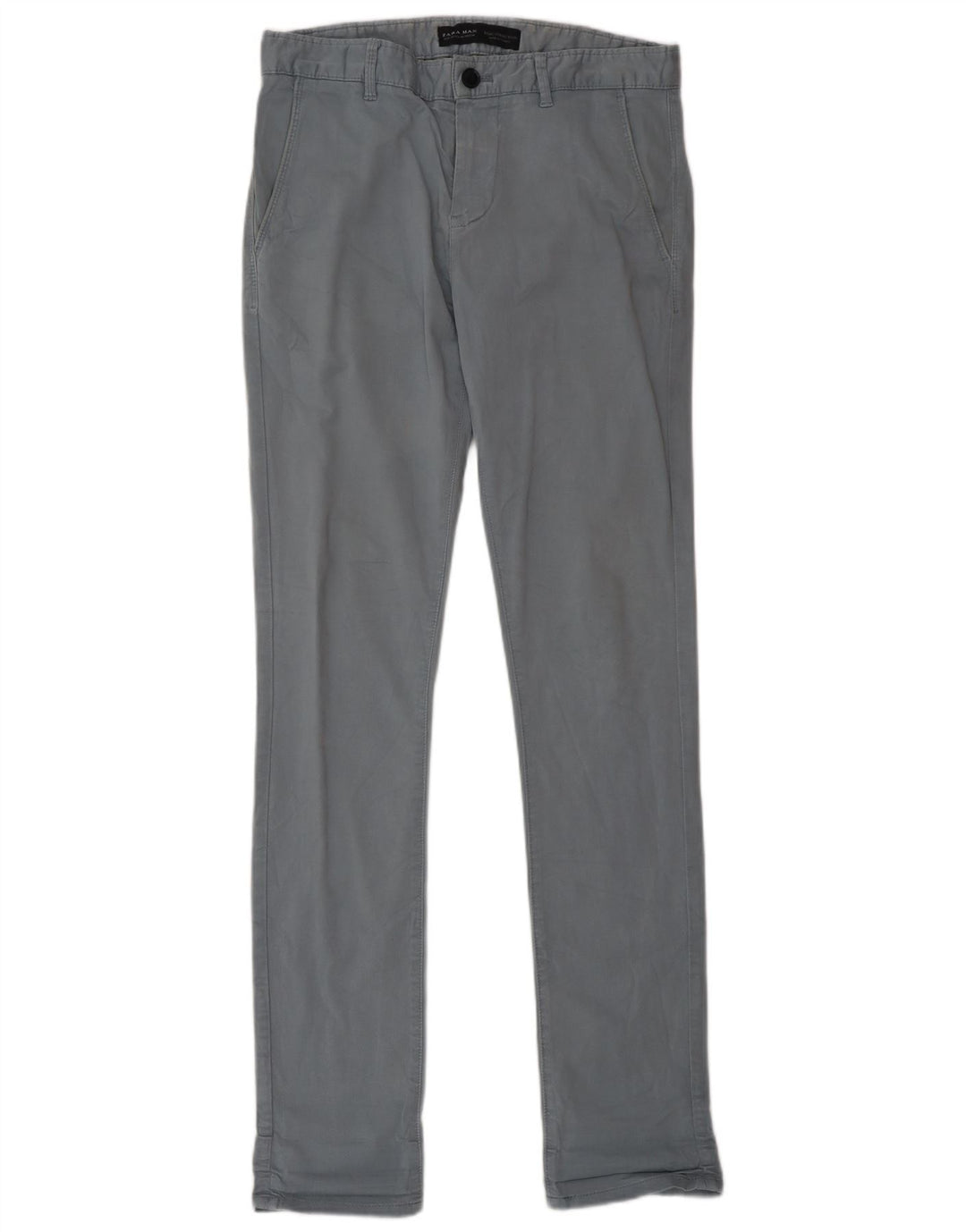 Мужские узкие брюки-чиносы Zara EU 38 Small W30 L33 Серые