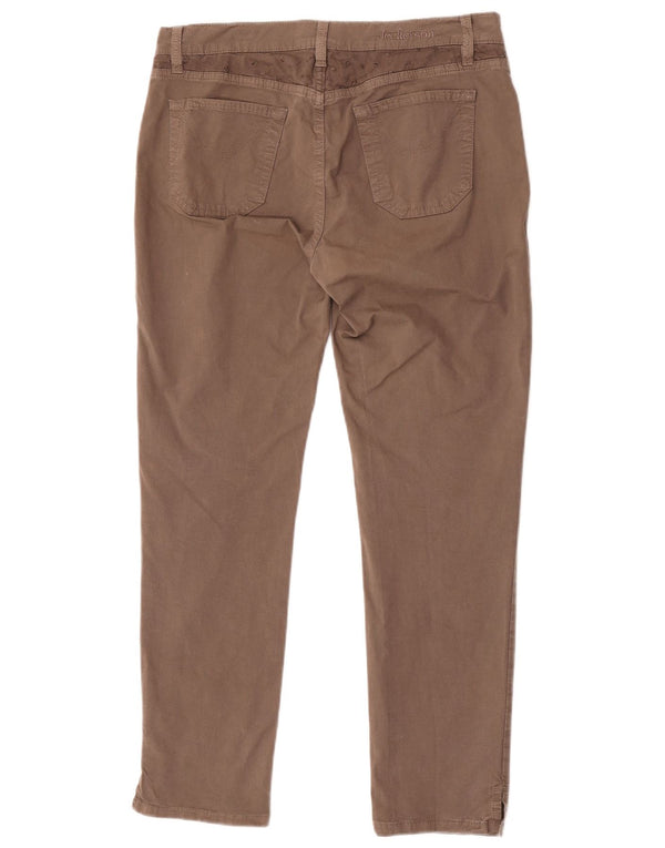 Женские узкие повседневные брюки Jeckerson W28 L27, коричневые, хлопковые