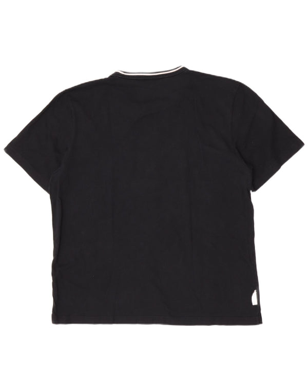 Мужская футболка с рисунком Sergio Tacchini 2XL, черная
