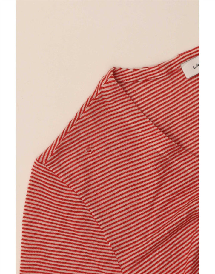 Женская футболка Lacoste Top IT 42, большая красная, хлопок