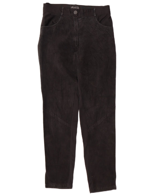 Promoda Женские замшевые повседневные брюки EU 40 Medium W28 L30 Черные классические