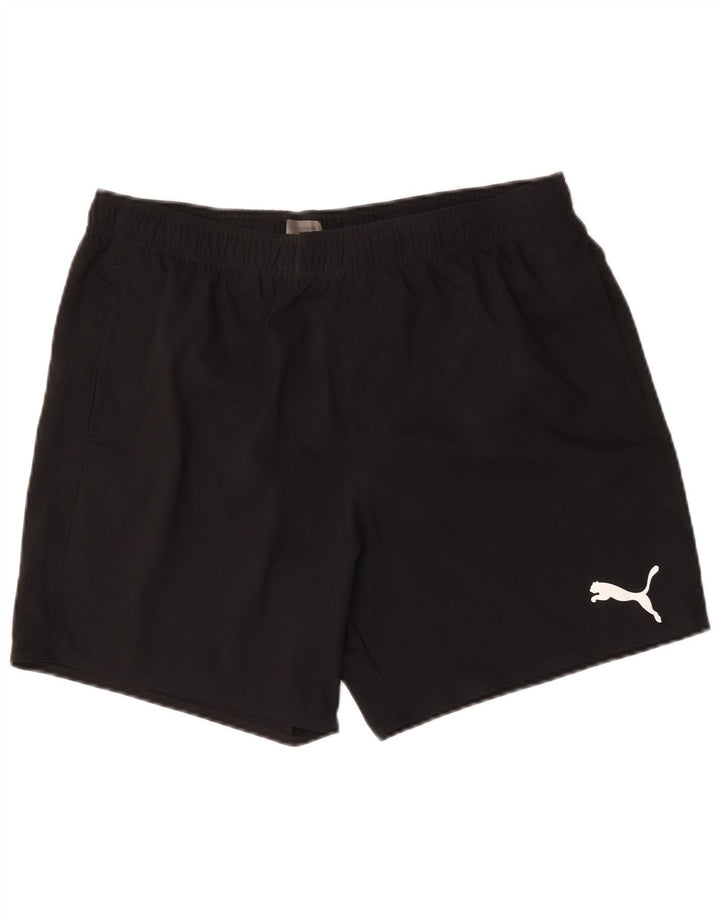 Мужские спортивные шорты Puma XL черные из полиэстера