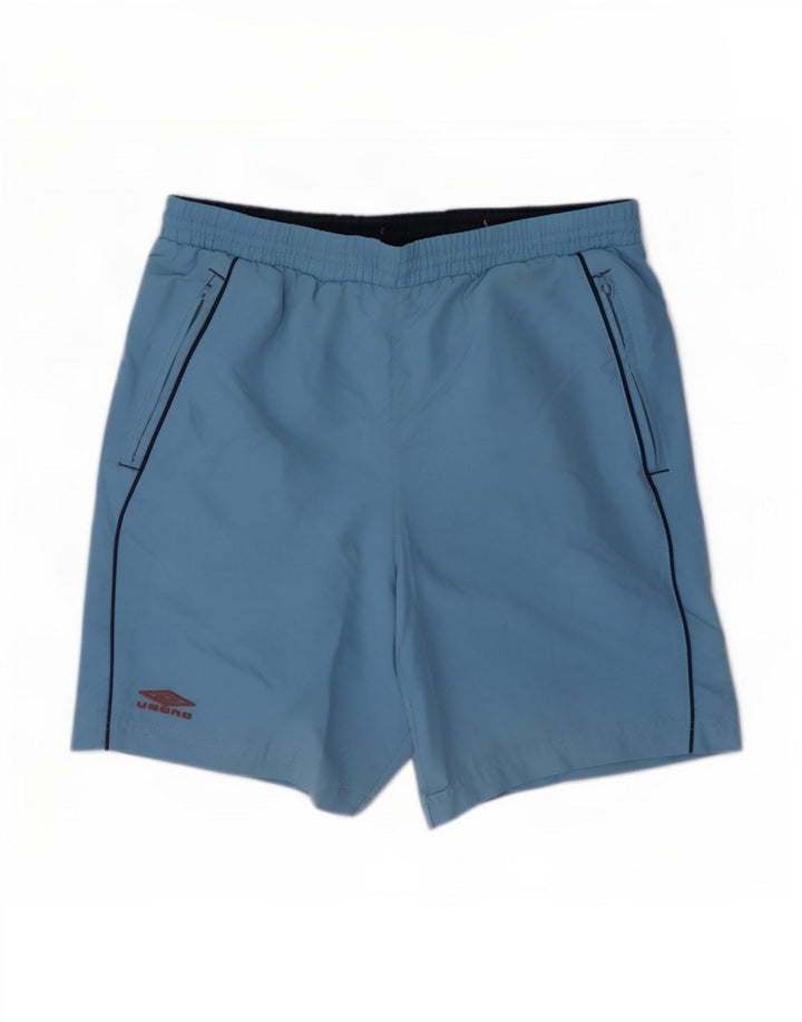 Umbro Мужские спортивные шорты с рисунком, маленькие синие, полиэстер