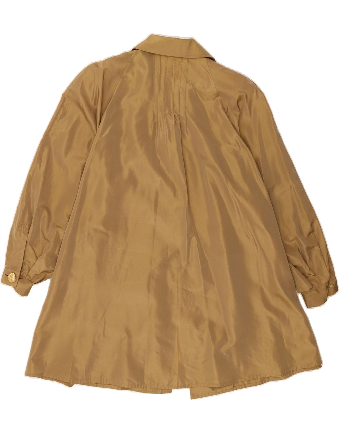 VINTAGE Womens Overcoat UK 20 2XL Gold Vintage Vintage and Second-Hand Vintage from Messina Hembry 