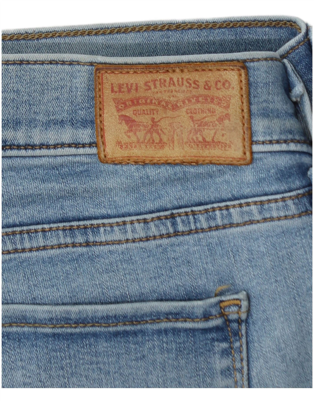 Женские джинсы LEVI'S 710 Super Skinny W32 L34 Синие, хлопок