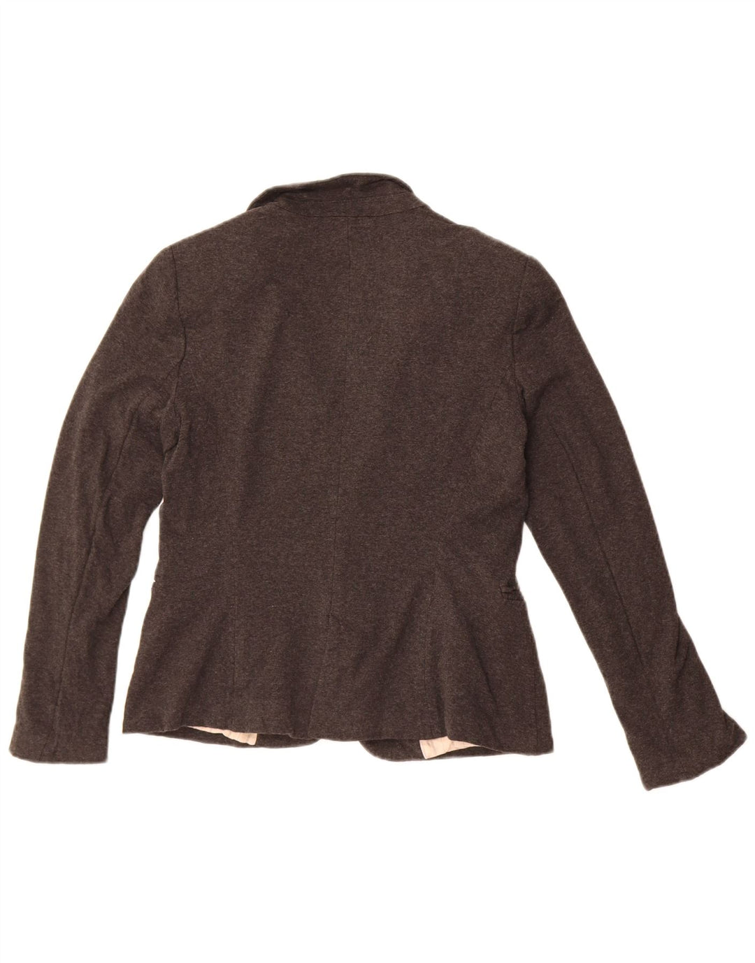 Женский пиджак на 1 пуговице Zara UK 14, большой серый ацетат