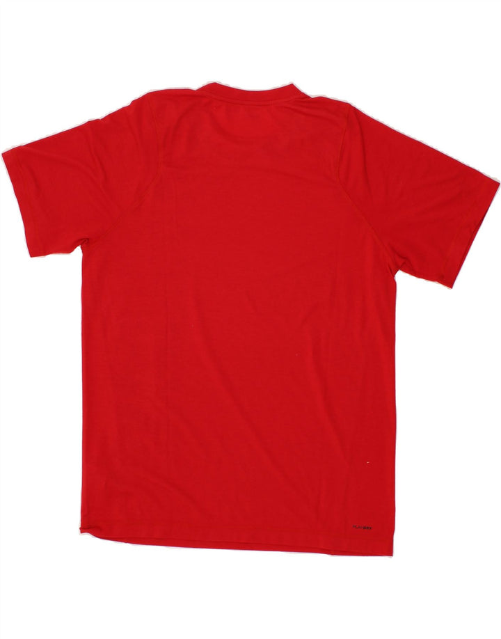 REEBOK Mens Graphic T-Shirt Top Large Red Polyester Vintage Reebok and Second-Hand Reebok from Messina Hembry 