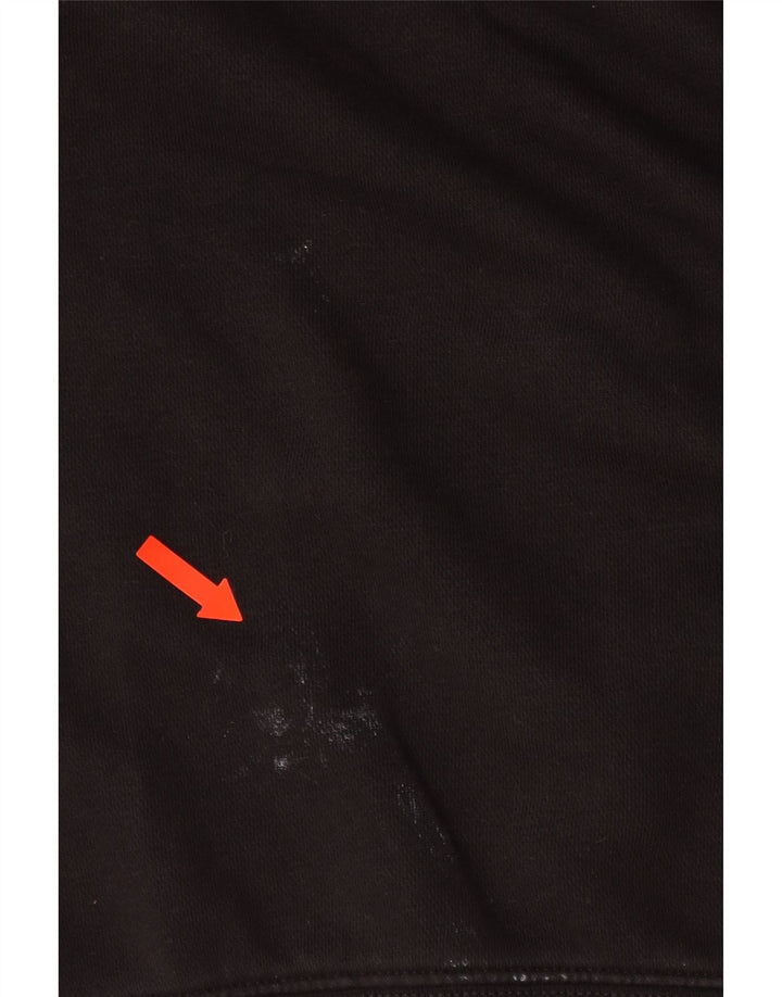 Мужской свободный свитшот с рисунком LEVI'S, большой черный хлопковый джемпер