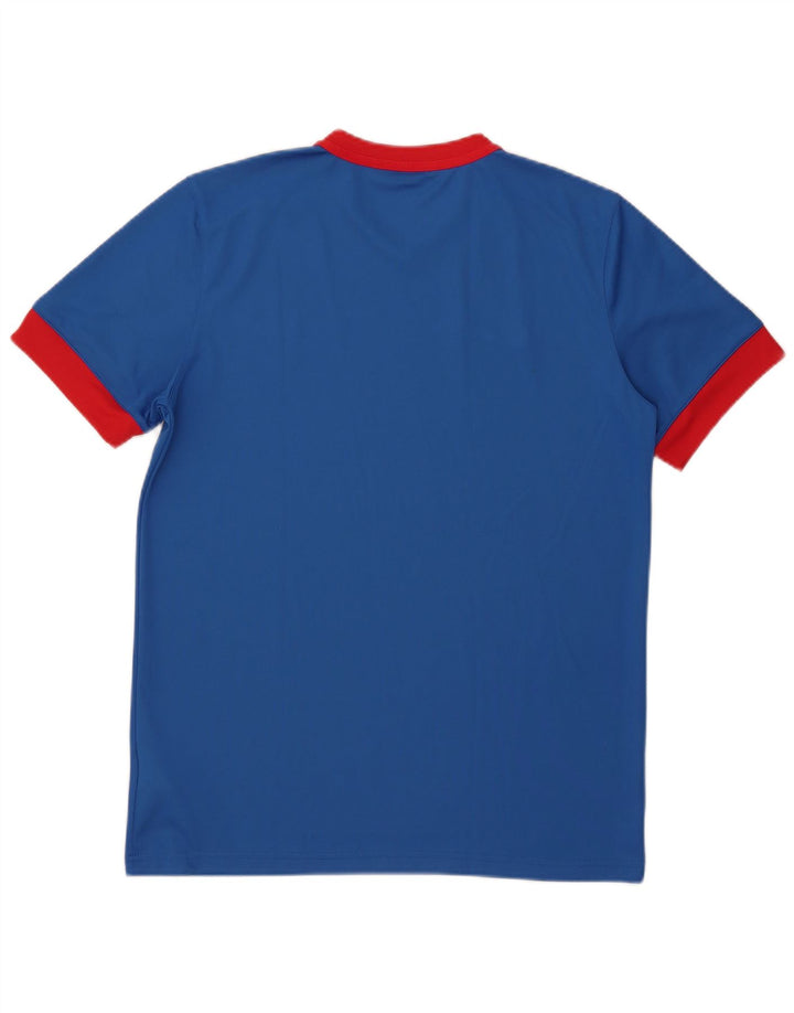 Мужская футболка NIKE Dri Fit, большой синий полиэстер с цветными блоками