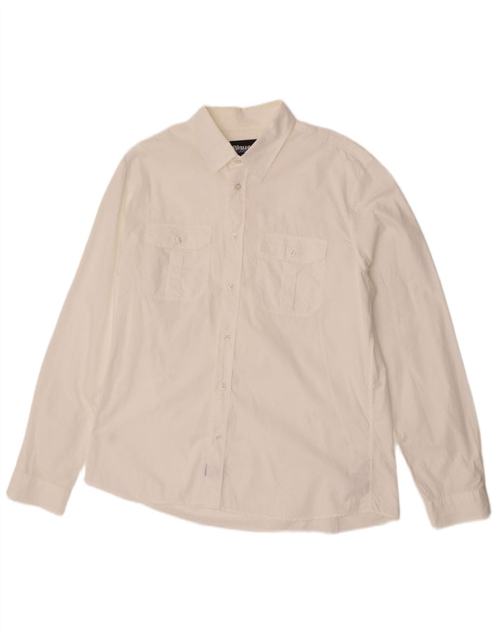 Мужская рубашка Blauer 3XL, белый хлопок