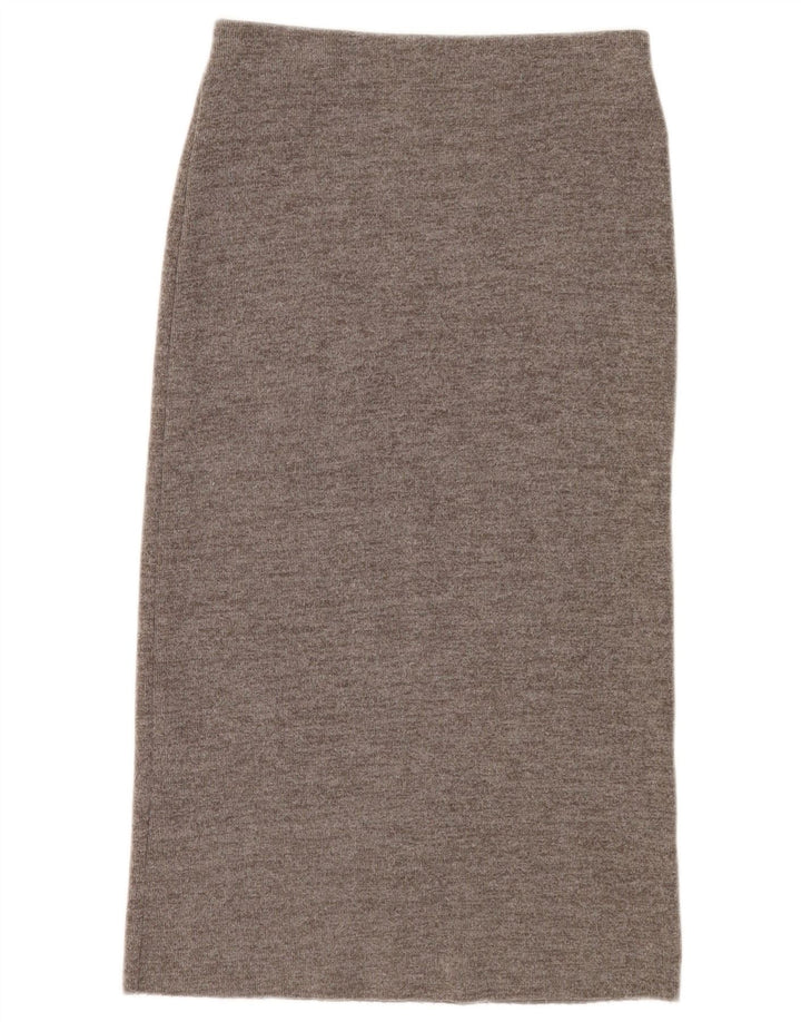 Женская юбка-миди Zara Medium W28, серый хлопок