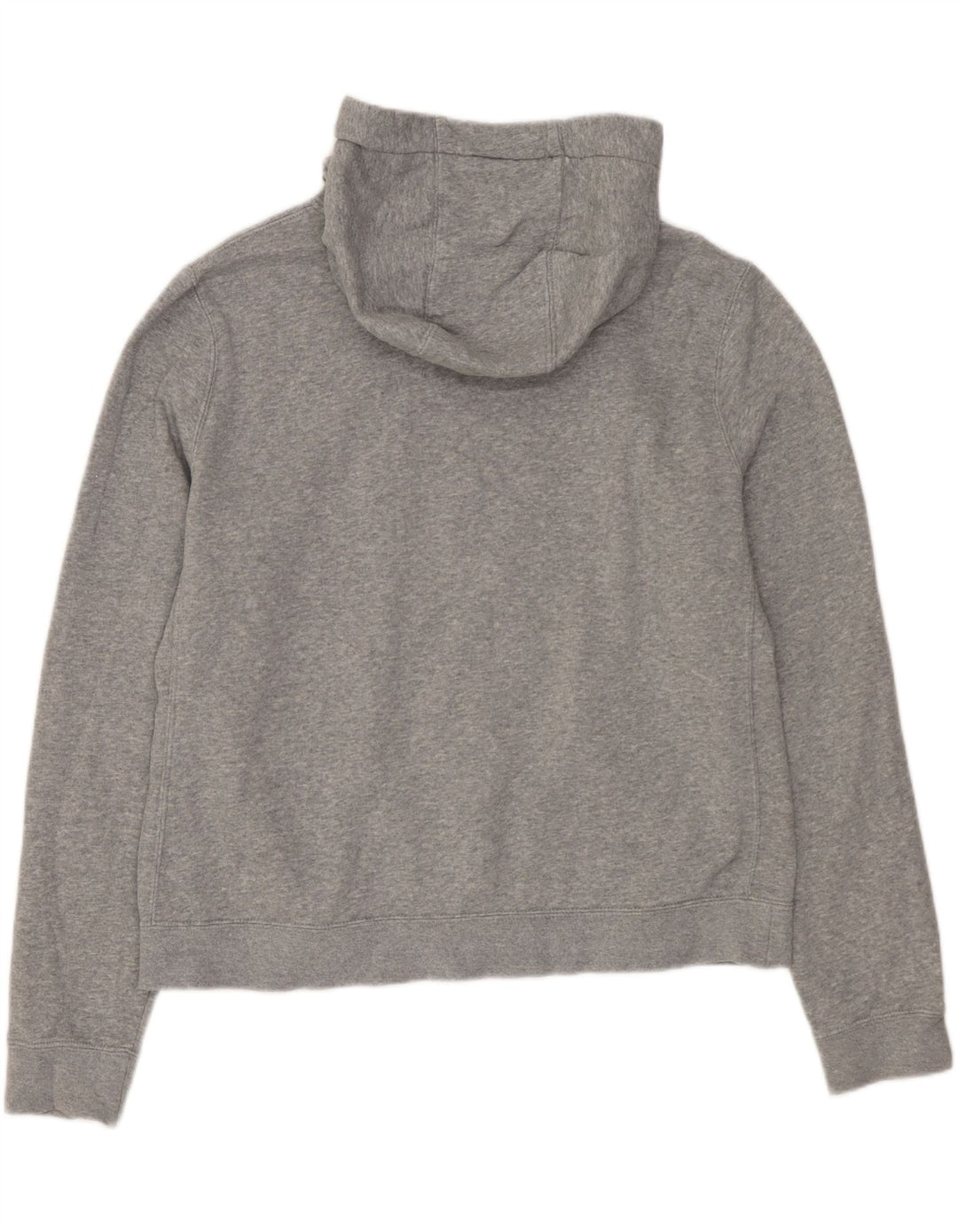 Женский джемпер с капюшоном Nike UK 14, хлопковый средний серый в крапинку