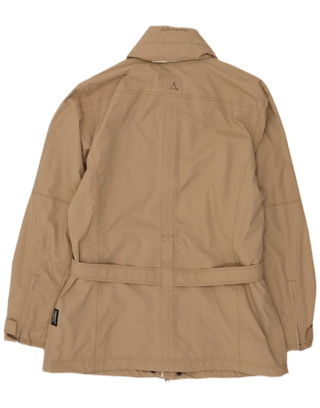 Женская дождевик с капюшоном Schoffel UK 16, большой, бежевый