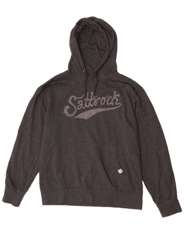 Мужской джемпер с капюшоном Saltrock 2XL, серый хлопок