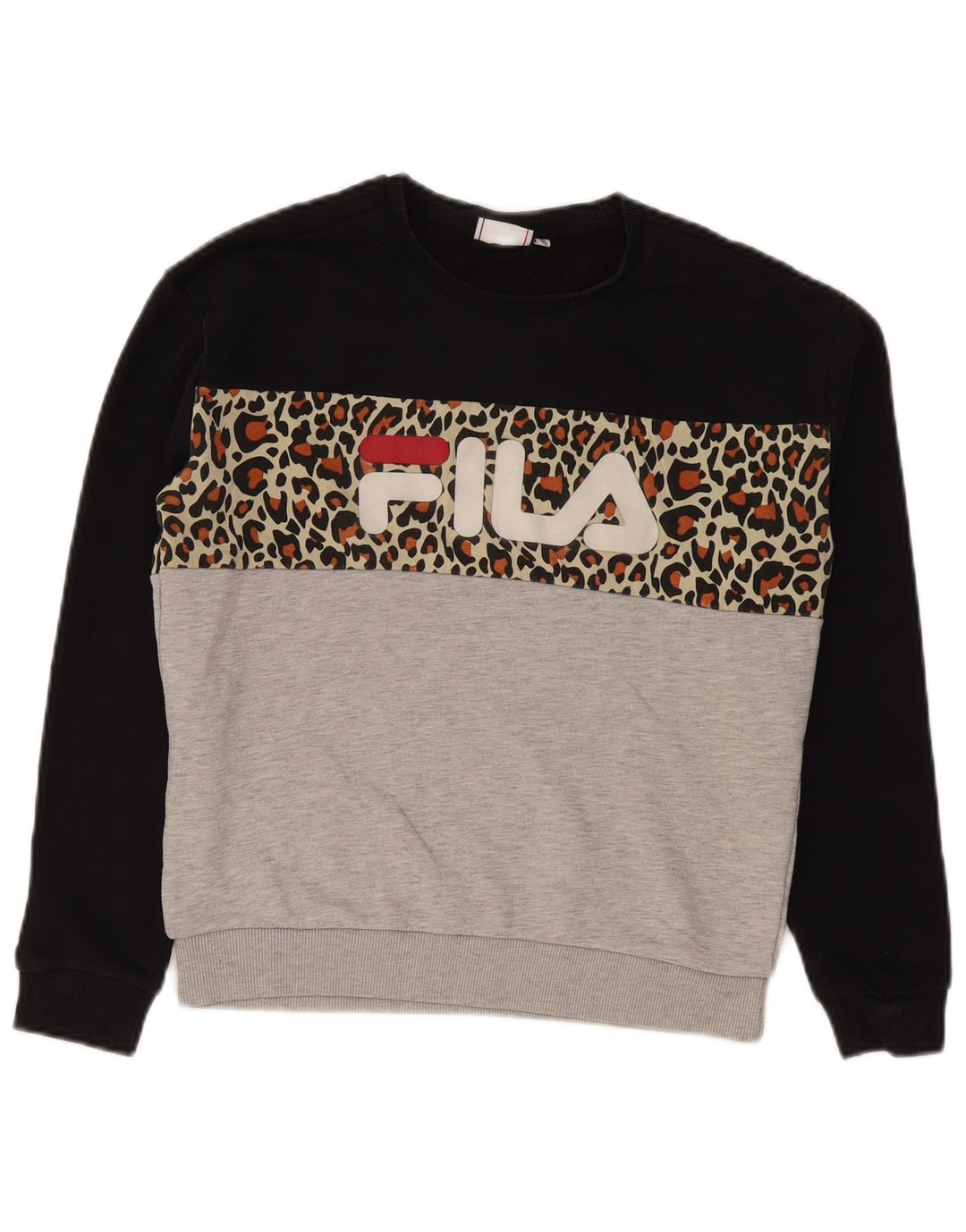 Женский джемпер с рисунком Fila UK 10, маленький, разноцветный