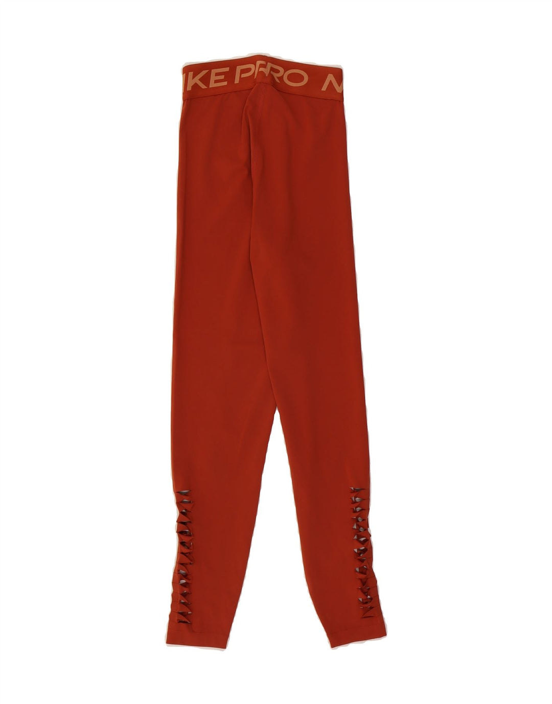 NIKE Womens Graphic Leggings UK 0 2XS  Orange Vintage Nike and Second-Hand Nike from Messina Hembry 