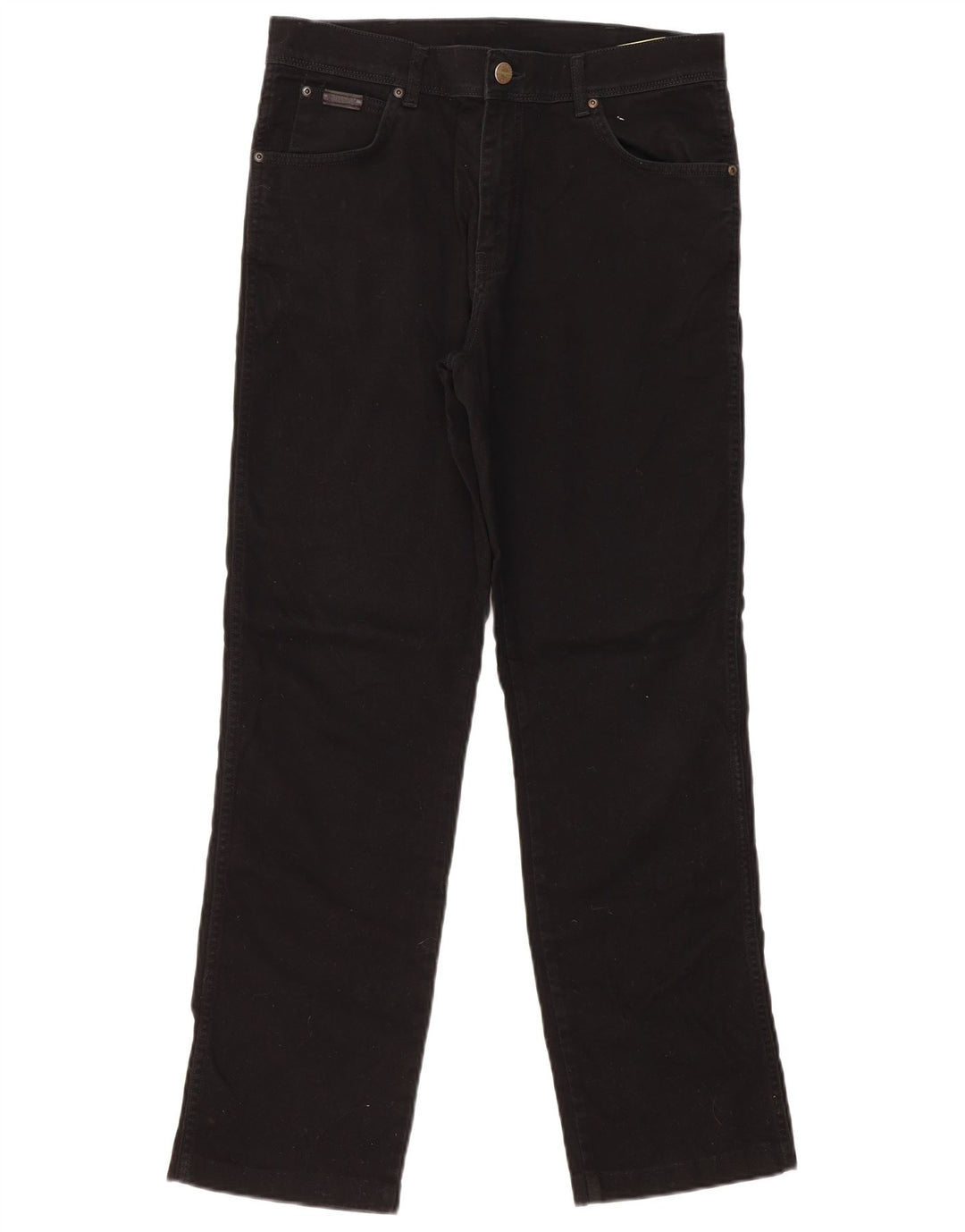 Мужские прямые джинсы Wrangler W33 L31, черный хлопок