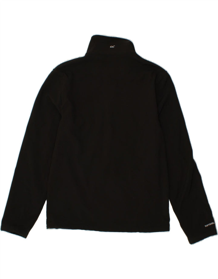 REGATTA Mens Tracksuit Top Jacket Medium Black Polyester Vintage Regatta and Second-Hand Regatta from Messina Hembry 
