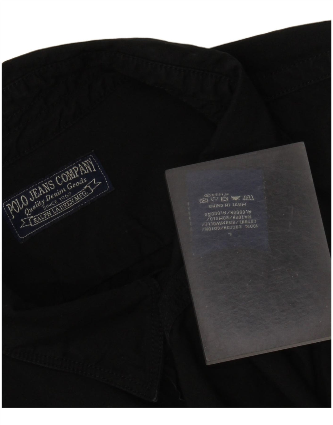 Мужская рубашка RALPH LAUREN, большая черная, хлопок