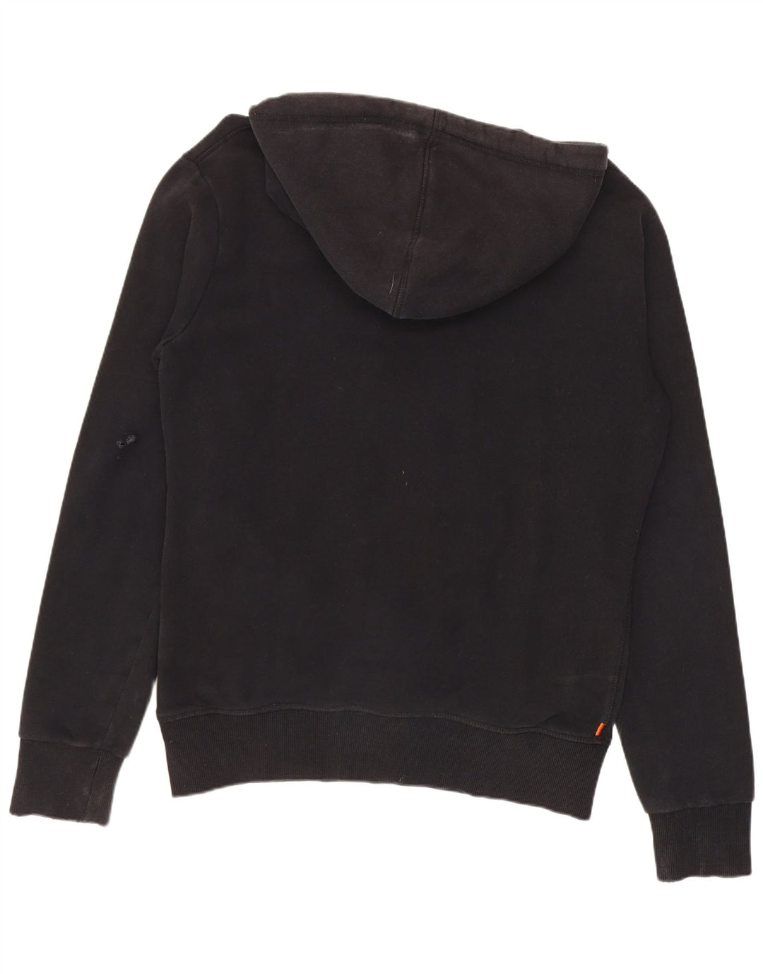 Мужской джемпер с капюшоном Superdry, черный, хлопковый, среднего размера