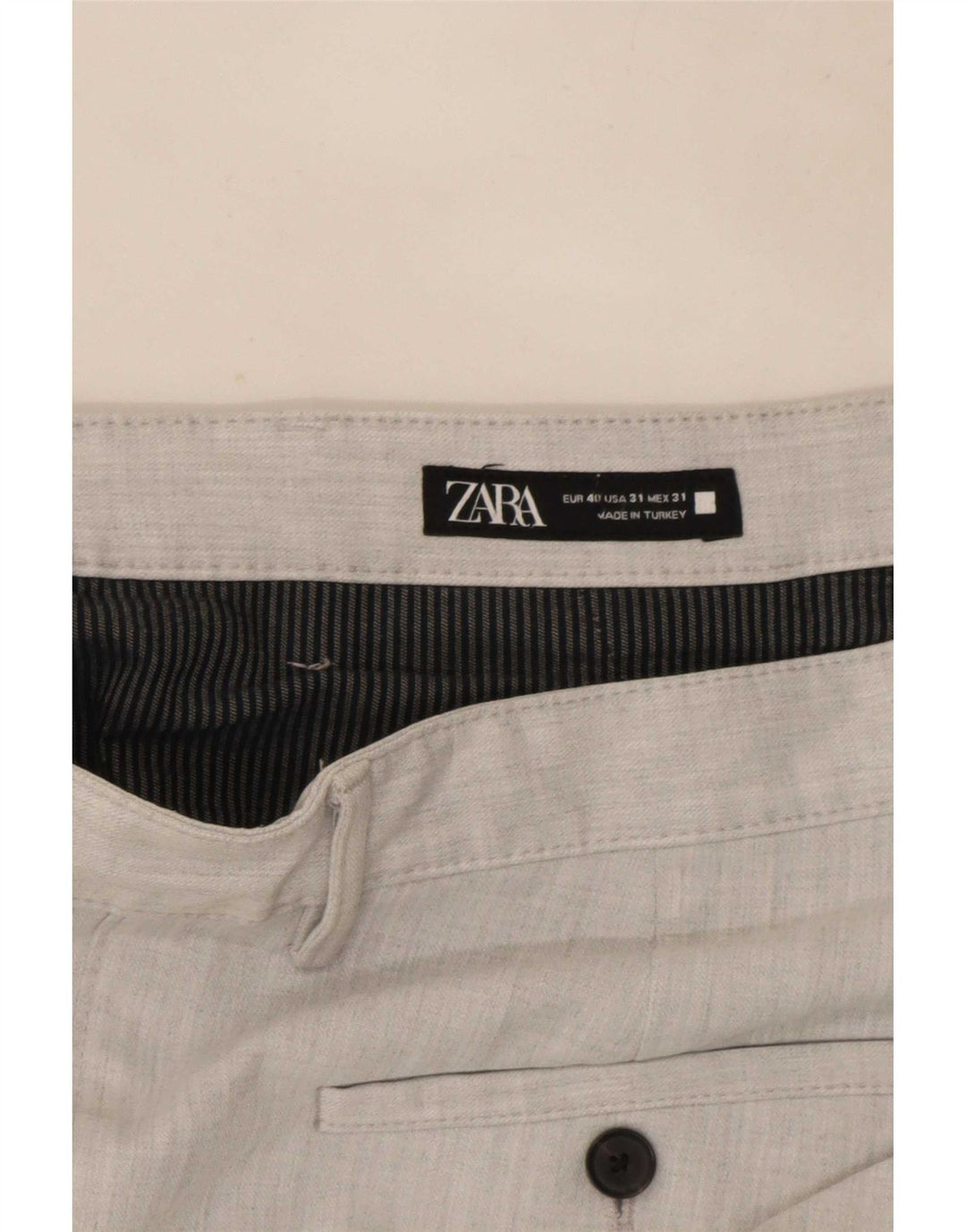 Мужские брюки-чиносы Zara EU 40 Medium W31 L28 Серые