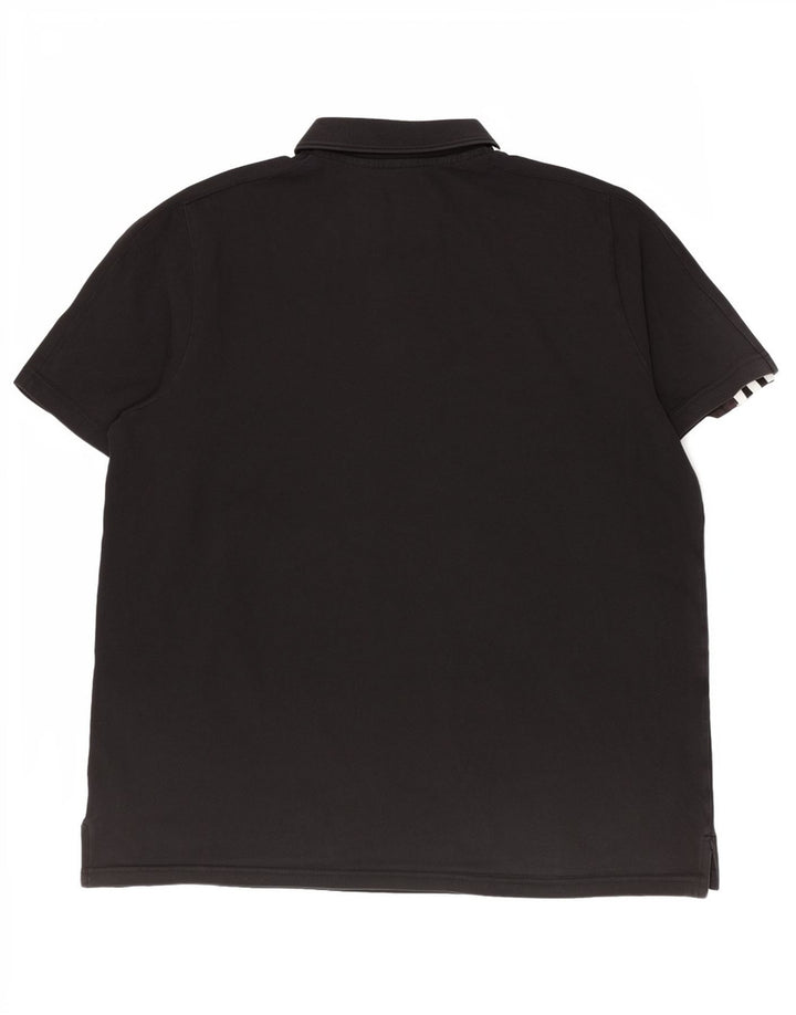 Мужская рубашка-поло Adidas 2XL, черный хлопок