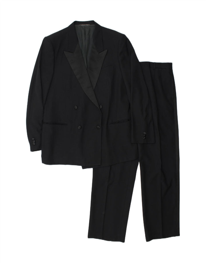 Мужские туфли Egon Von Furstenberg UK 40, большие W32 L32, черные из натуральной шерсти