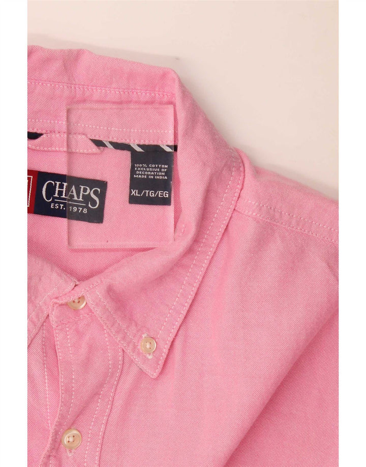 Мужская рубашка Chaps XL розовая, хлопок