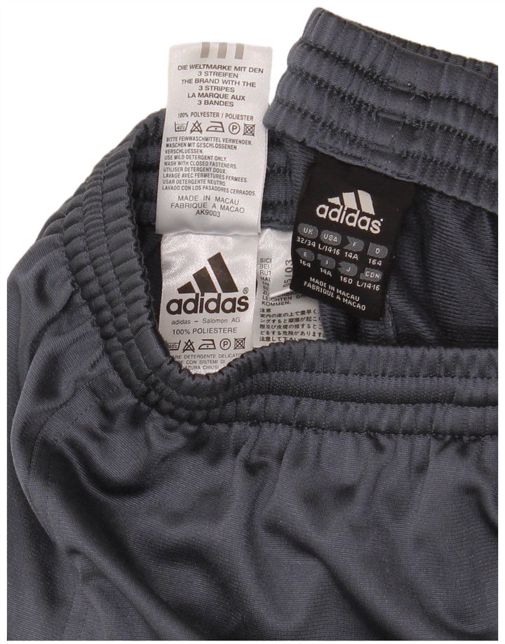Спортивные брюки Adidas для мальчиков 13-14 лет, темно-синий, полиэстер