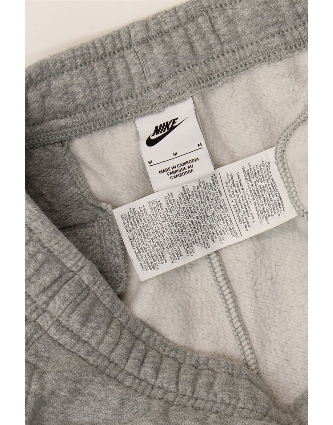Мужские спортивные брюки NIKE, джоггеры, средний серый хлопок с крапинками