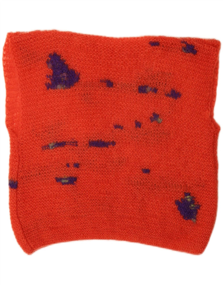 ВИНТАЖНАЯ женская майка безрукавка Великобритания 1Средний оранжевый