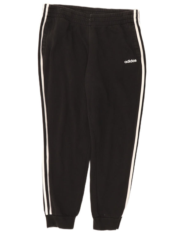 Женские спортивные брюки Adidas Joggers UK 16, большие черные хлопковые брюки