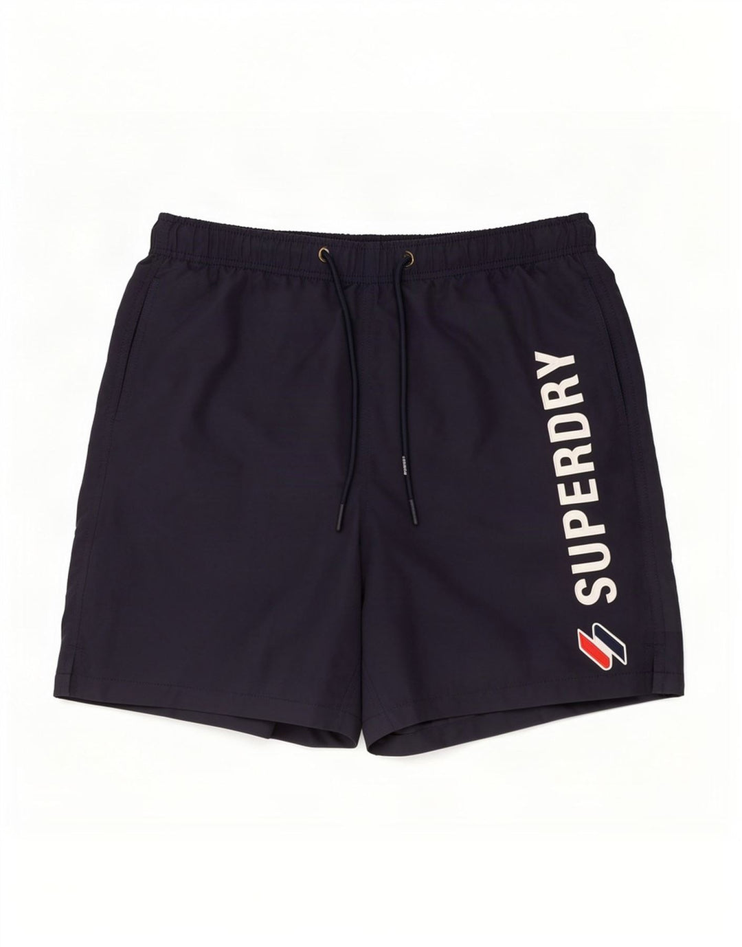 Мужские шорты для плавания Superdry с рисунком, маленькие, темно-синие, полиэстер