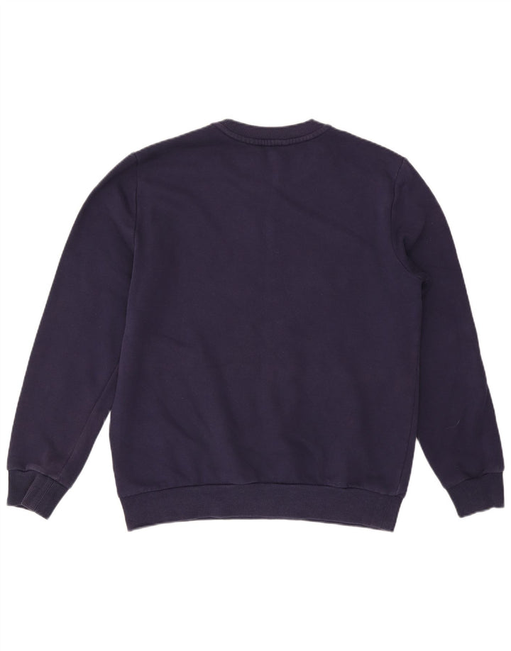 Мужской свитшот с рисунком Calvin Klein Jeans, джемпер среднего размера, темно-синий, хлопок