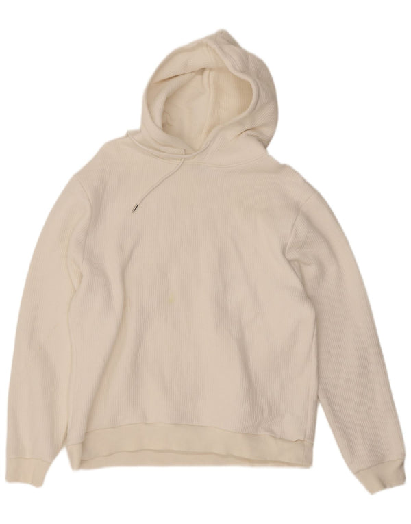 Женский джемпер с капюшоном Reiss UK 20 2XL, белый хлопок