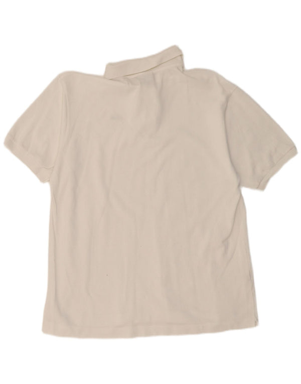 Мужская рубашка-поло LACOSTE, размер 6 XL, белый хлопок