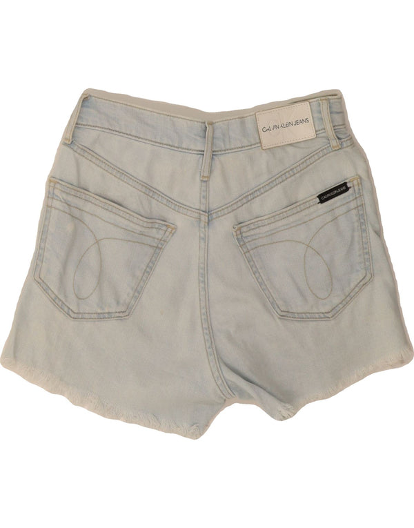 Женские джинсовые шорты CALVIN KLEIN W26, маленькие синие